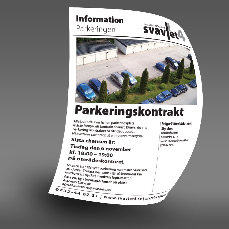 Parkeringskontrakt