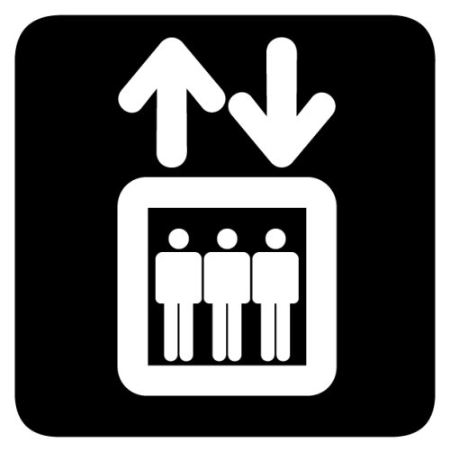 Information om hissen i 10:an